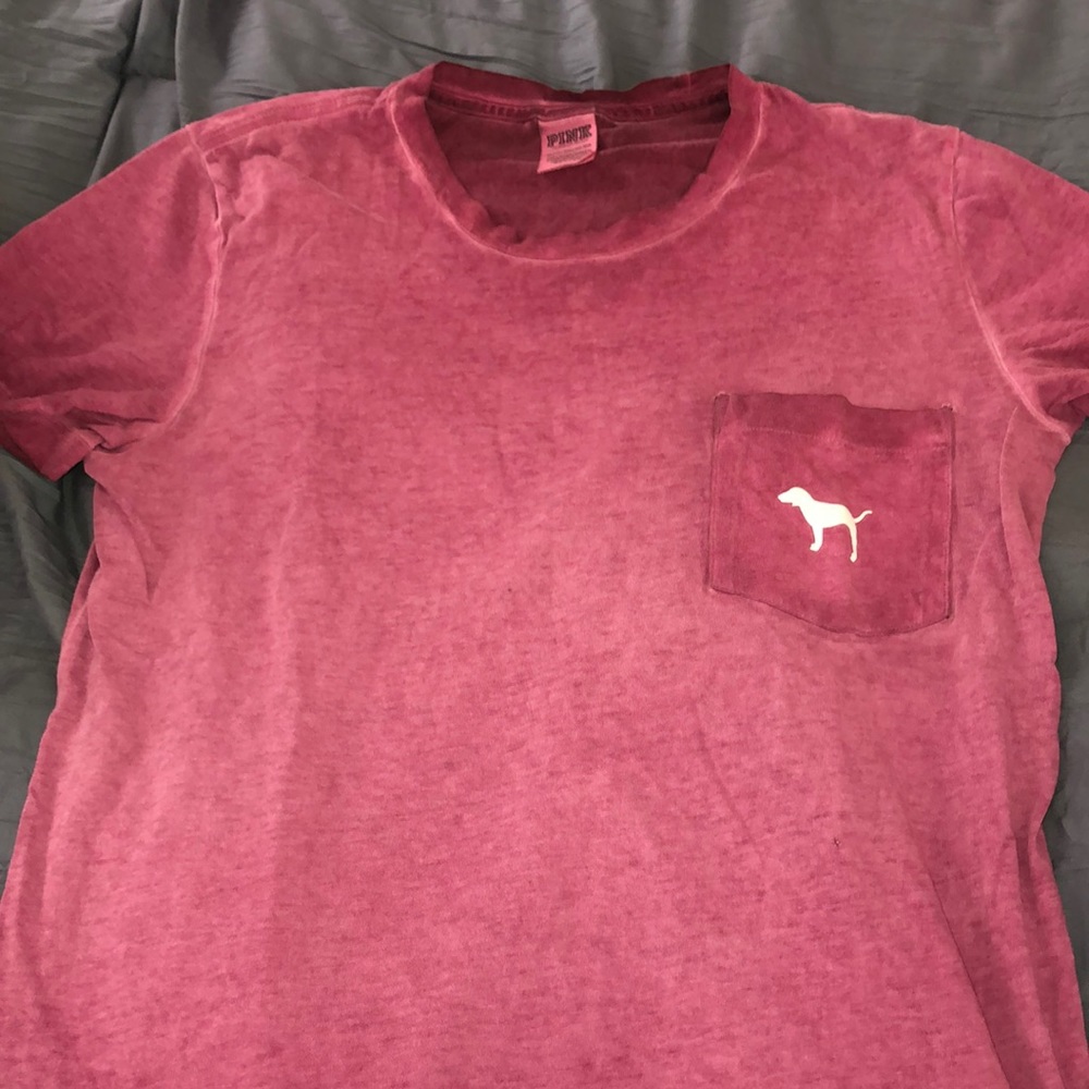 PINK logo t shirt